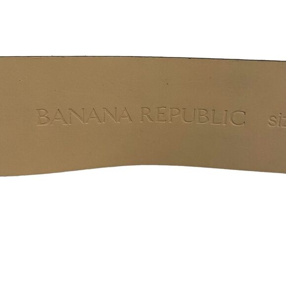 Banana Republic Snake Print Gray Patent Leather Belt - Picture 4 of 6